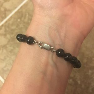 Jewelry - Vintage Onyx Beaded Bracelet with Clasp 🖤📿🖤 Jewelry - Vintage Onyx Beaded Bracelet with Clasp 🖤📿🖤